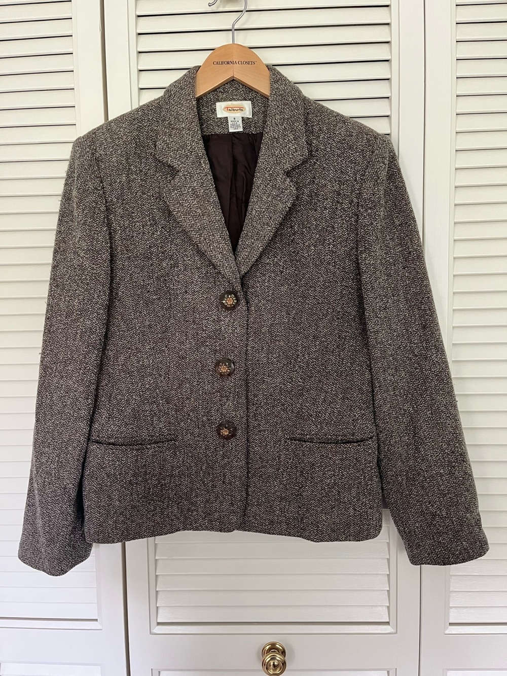 Talbots wool blend blazer